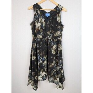 Simply Vera Vera Wang Black Floral Mini Dress